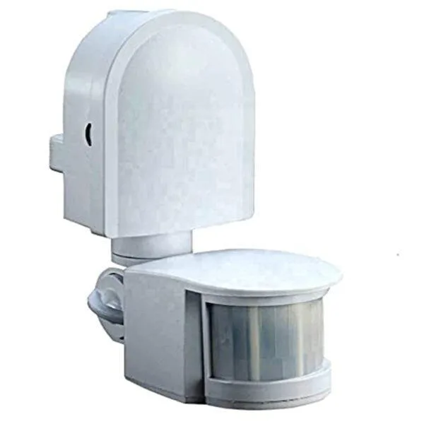 PIR Motion Sensor Surface 360 Degree – 300W LED, 12M Range, IP44, 220V AC, Parking Lot Outdoor India
