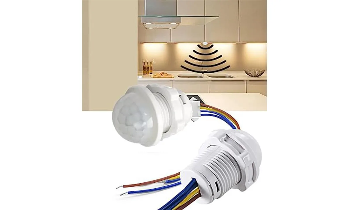 PIR Motion Sensor Recessed 110 Degree – 40W LED, 220V AC, IP20, 20mm Cutout, Staircase Ceiling India