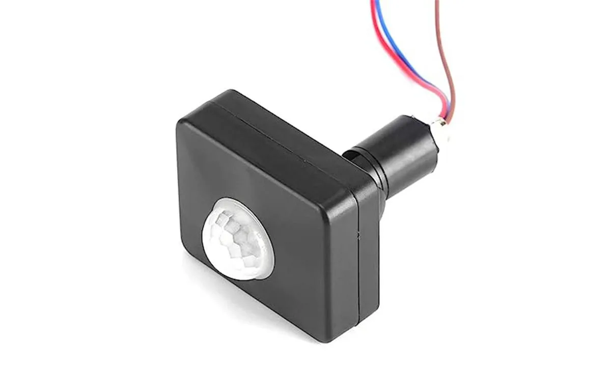 Black Waterproof Infrared Motion Sensor