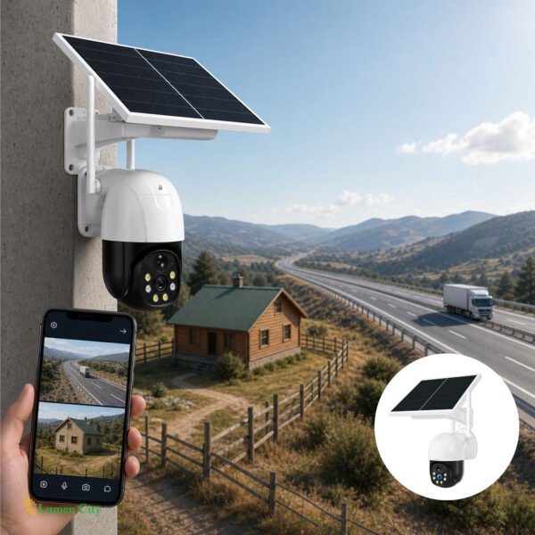 Solar CCTV Camera 4G – 5MP FHD | 5-7 Days | Human Detection