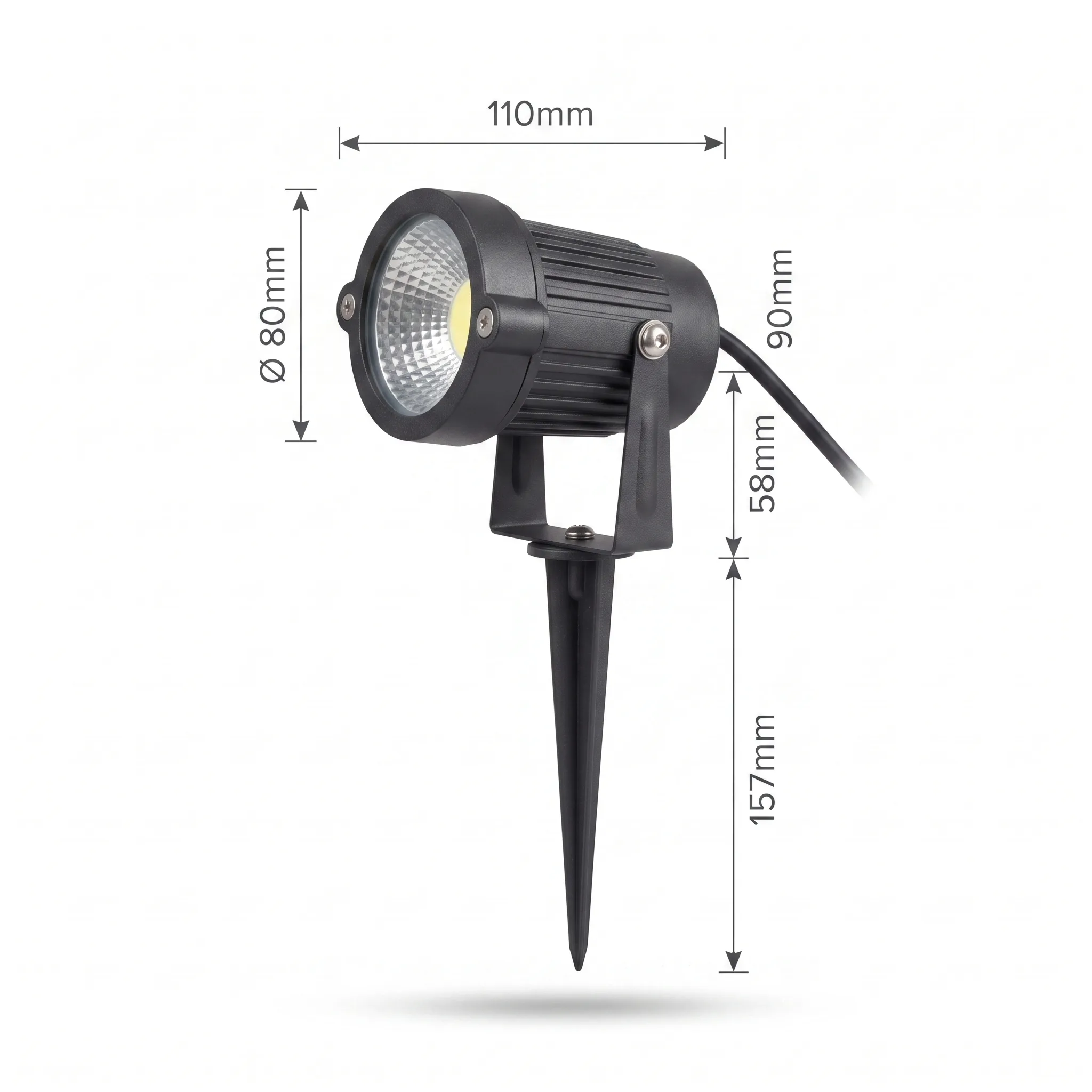 15W Garden Spike Light – Warm, Neutral & Cool White | 80×110mm - Image 3