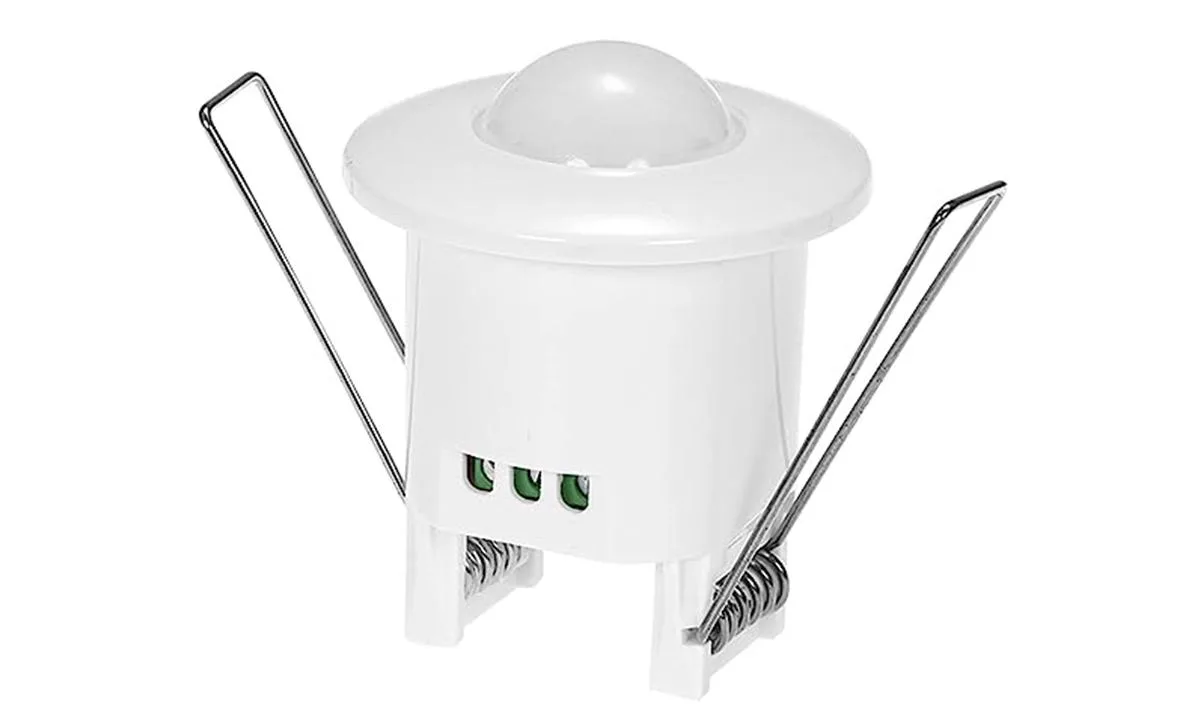 PIR Motion Sensor Recessed 360 Degree – 300W LED, 6M Range, IP44, 65mm Cutout, False Ceiling India