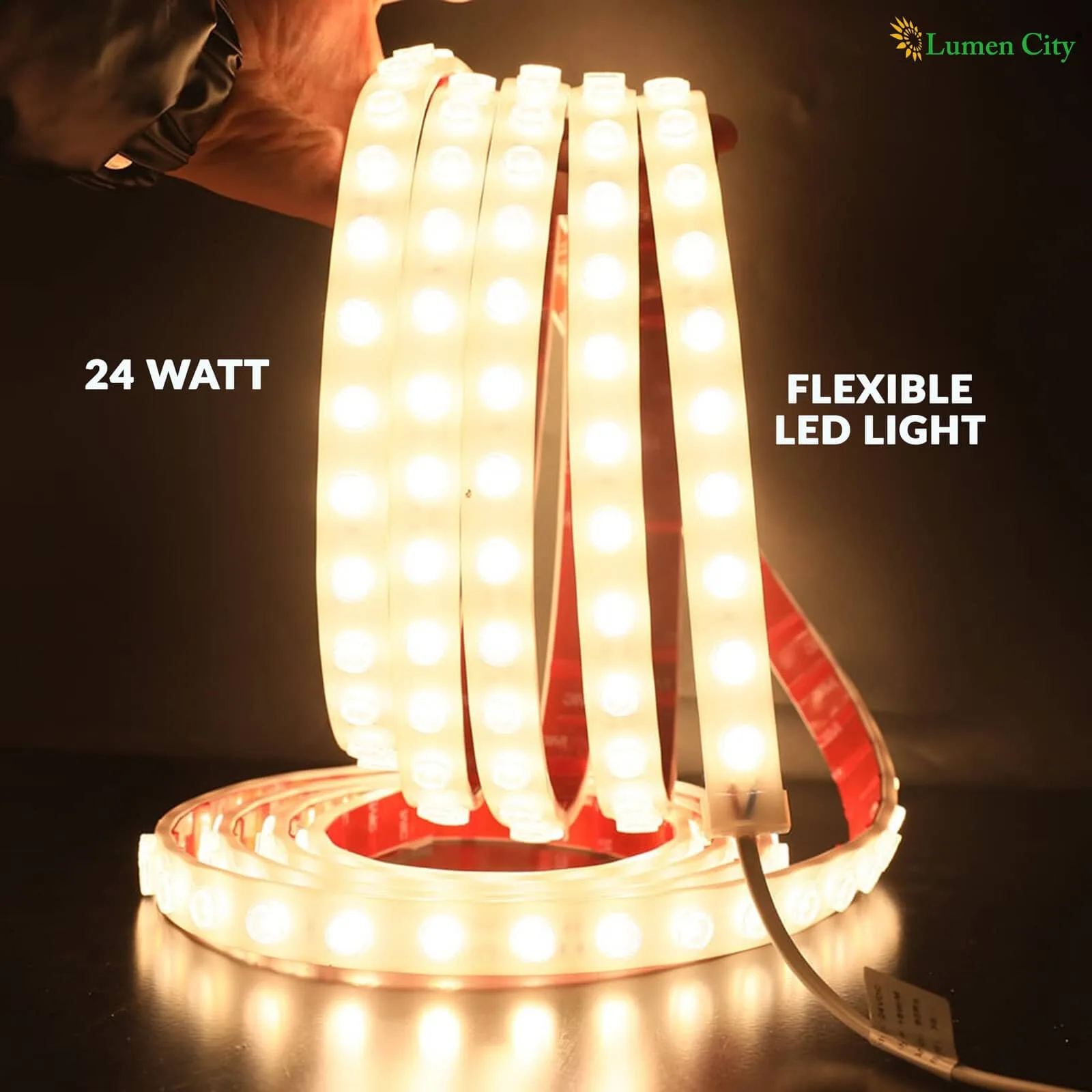 Flexible Wall Washer Light – 3000K | 5 Meter Cuttable | IP65 | 24W/m - Image 2