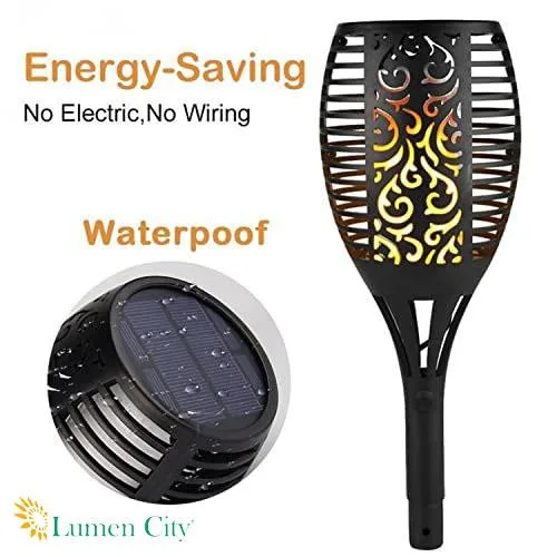 Solar Flame Light – 96 LED Flickering | IP65 | 3 Modes - Image 6