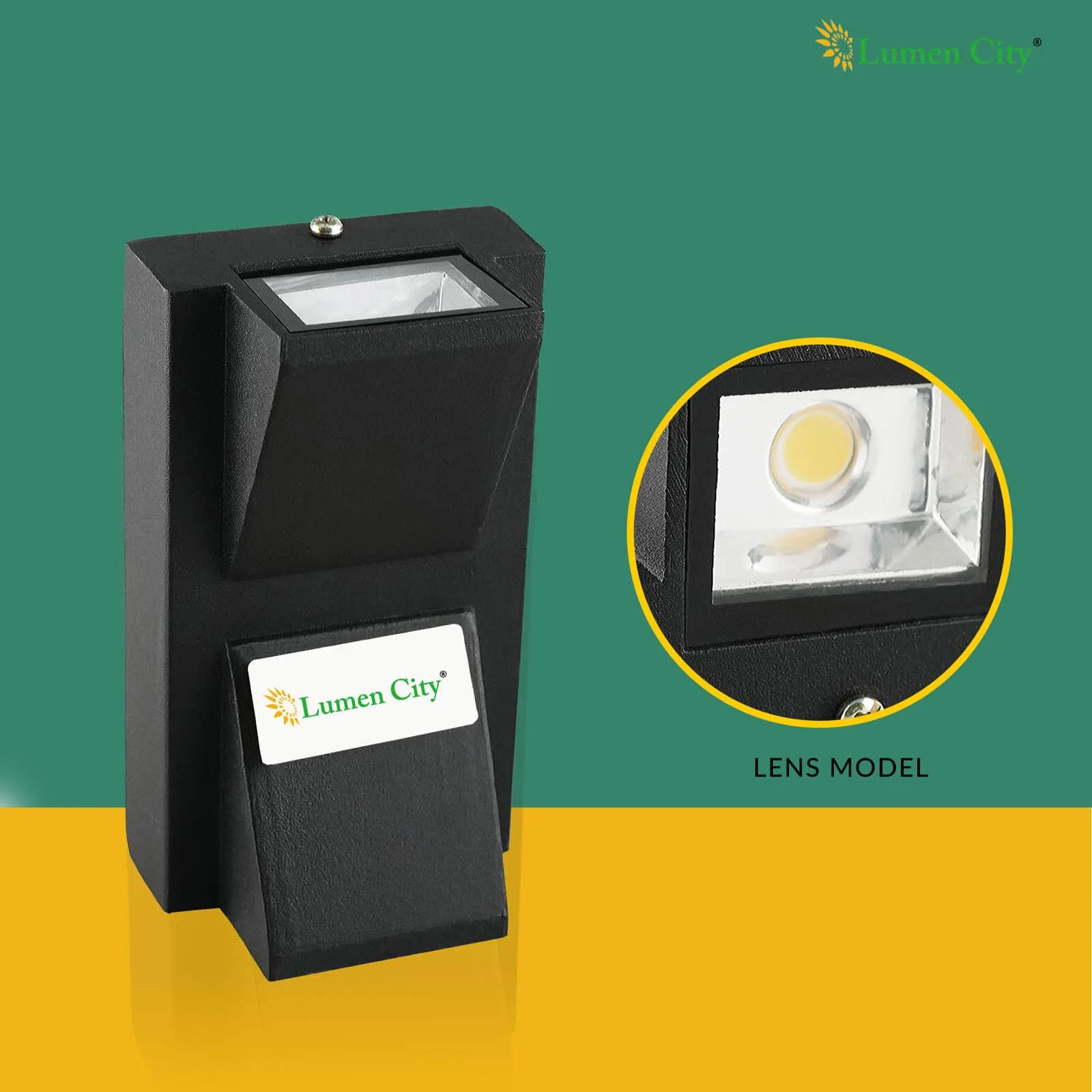 6W Outdoor Wall Light – 2 Way | 145×80mm - Image 3
