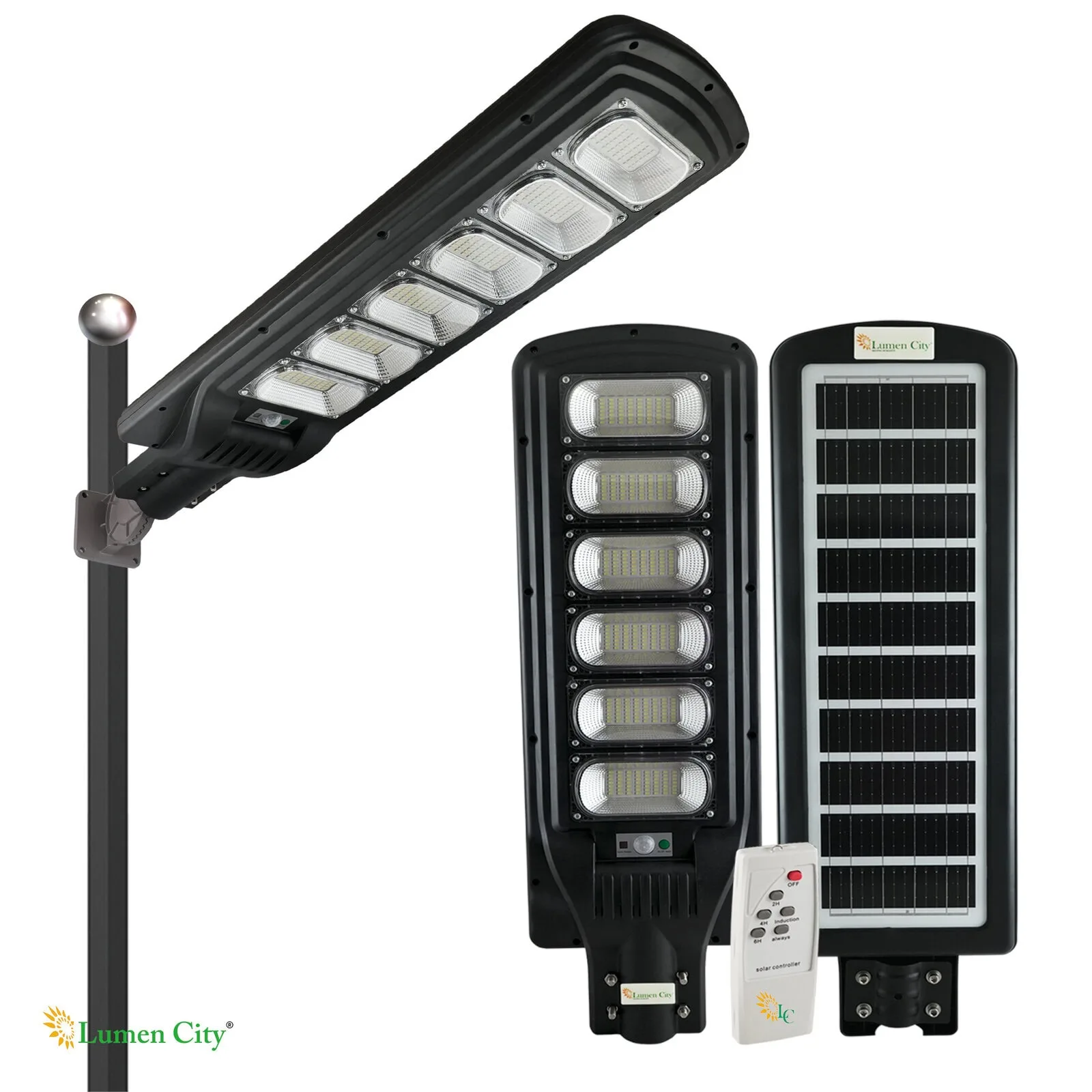 Energy-efficient LED street lighting and solar-powered outdoor lamps from Lumencity for sustainable.