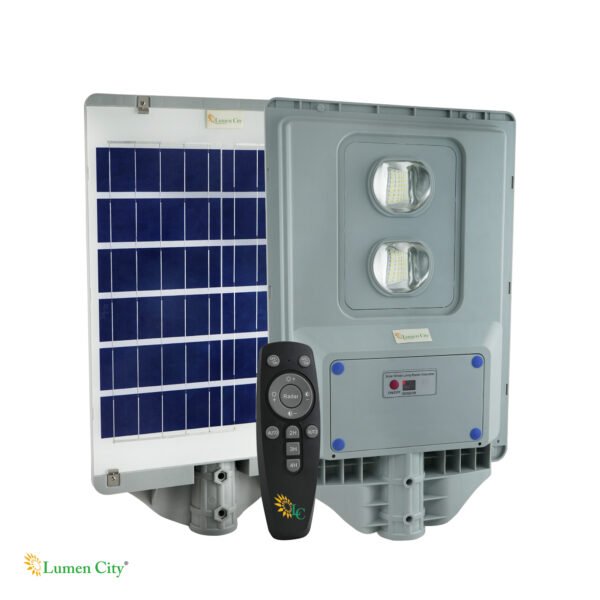15W Solar Street Light – All-in-One | 16Hr Backup | Radar Sensor