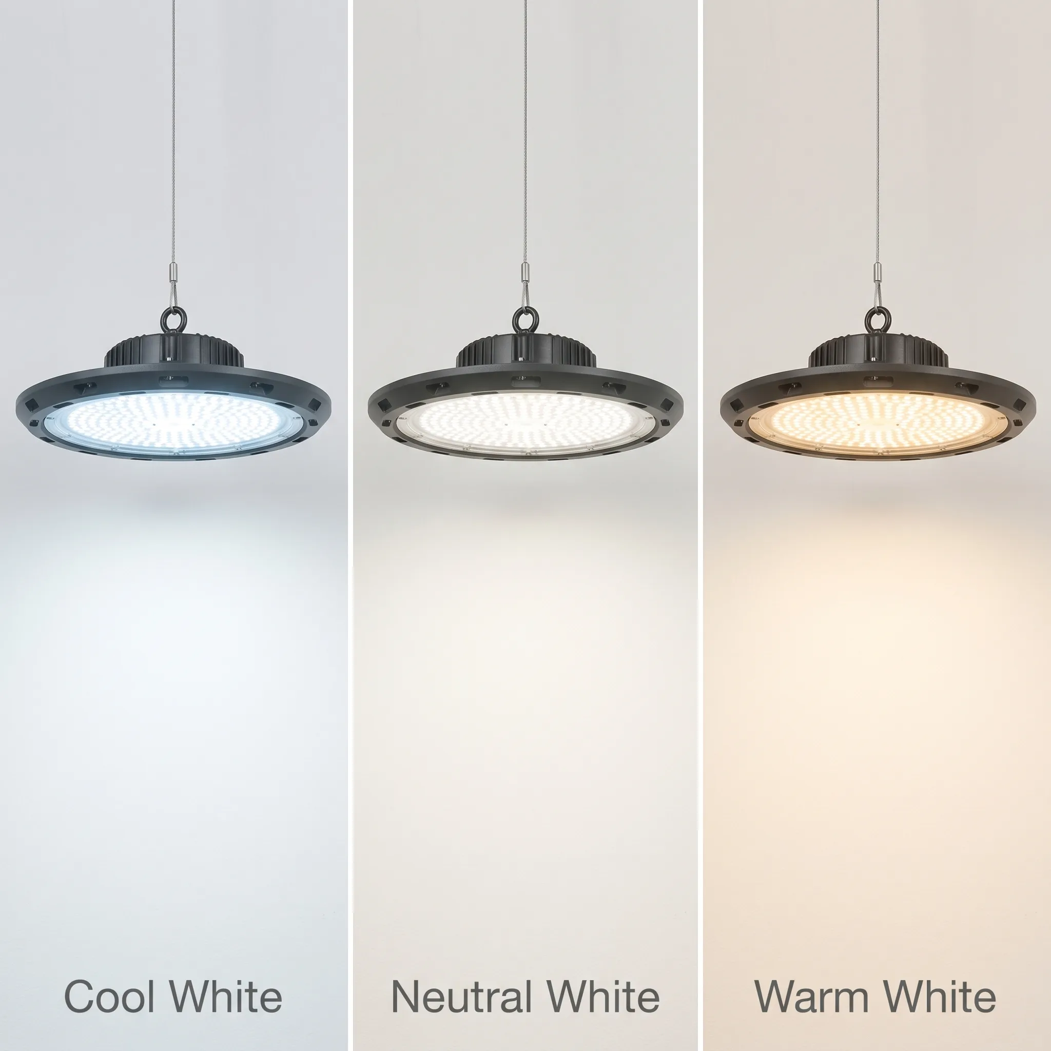 Light colors of high bay lights