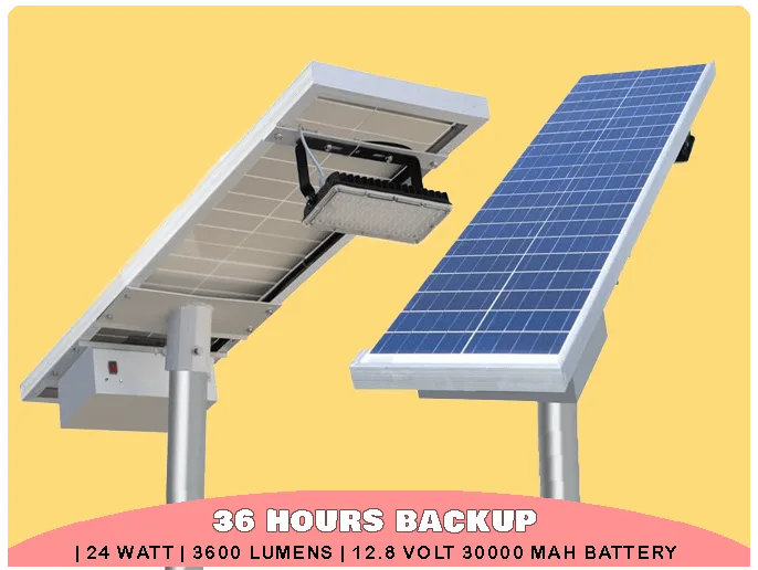 Lumencity 24 Watt Solar Street Light