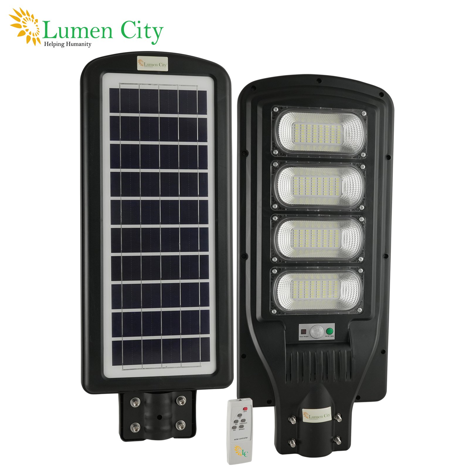 Solar Street Light 12W | Remote Control | 2 days Backup | 20000 mah Battery