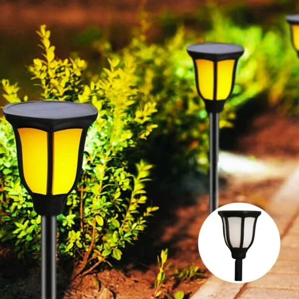 Solar Garden Path Torch Spike – 12 LED | IP65 | 8-12Hr