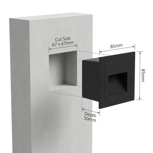 Recessed Light Cut Size
