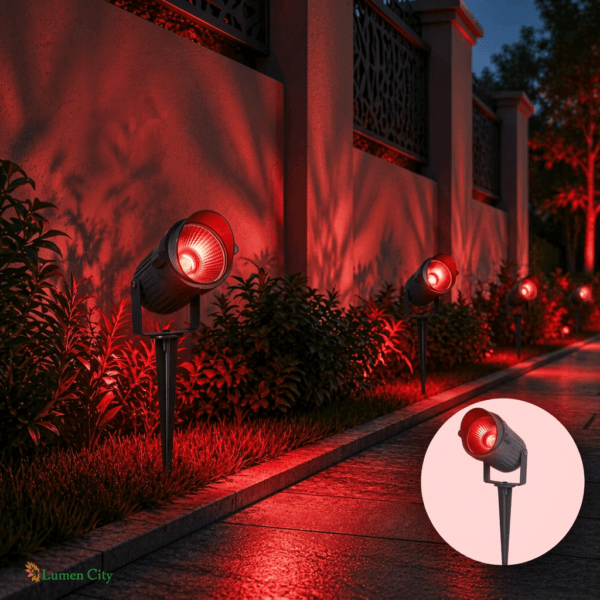 Red Garden Spot Light