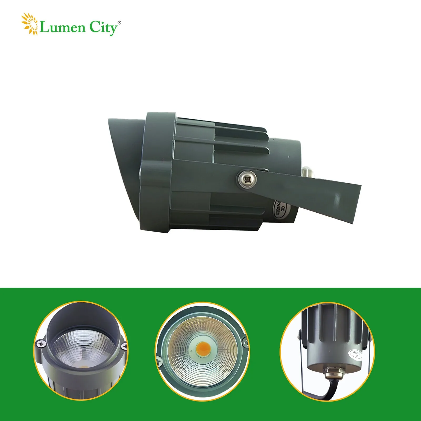 12W COB Garden Spike Light – IP65 | Aluminium | 3 CCT - Image 4