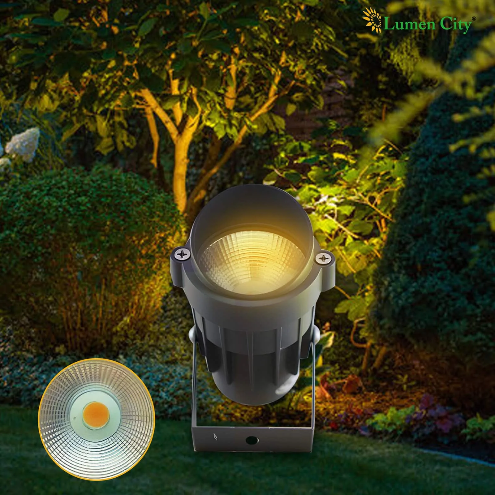 12W COB Garden Spike Light – IP65 | Aluminium | 3 CCT - Image 5