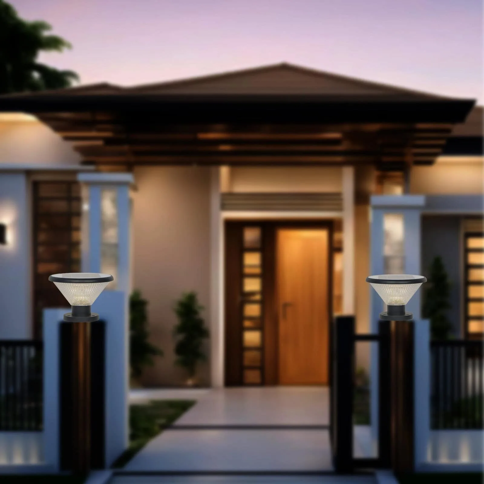 5watt Solar Gate Pillar Cap Light – 20 LED | IP65 | 8-10Hr - Image 3