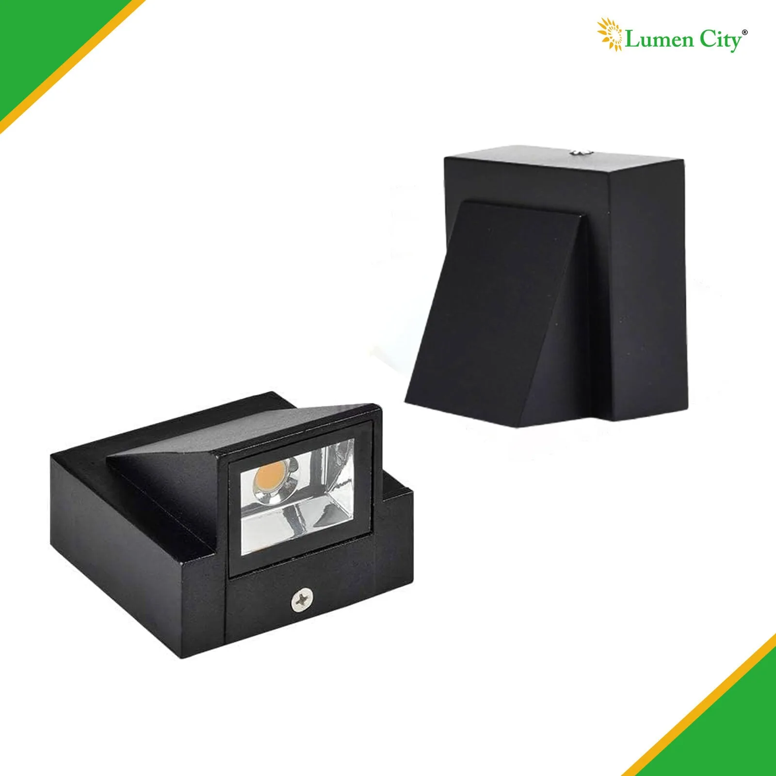 3W Outdoor Wall Down Light – 1 Way | 80×80mm - Image 4