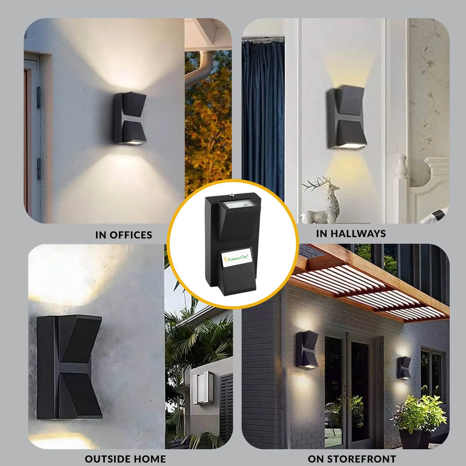 6W Outdoor Wall Light – 2 Way | 145×80mm - Image 8