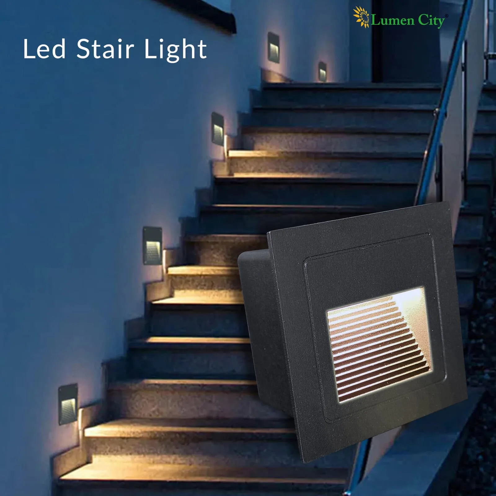 3W LED Step Light – Square Recessed | 85×85mm - Image 6