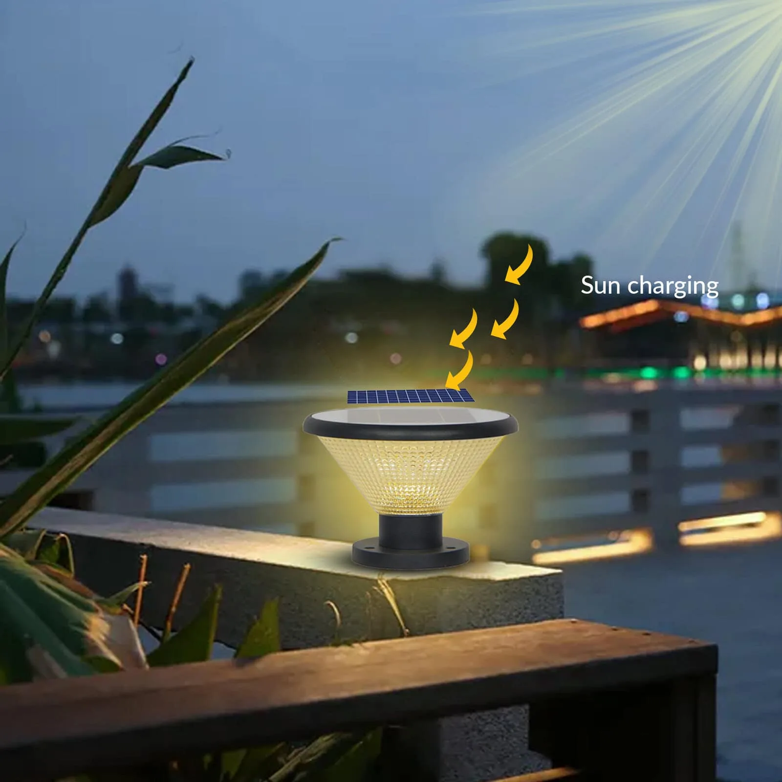 5watt Solar Gate Pillar Cap Light – 20 LED | IP65 | 8-10Hr - Image 5