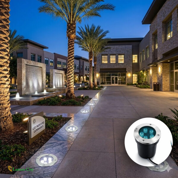 6W LED Burial Light – RGB Remote | IP68 | Inground