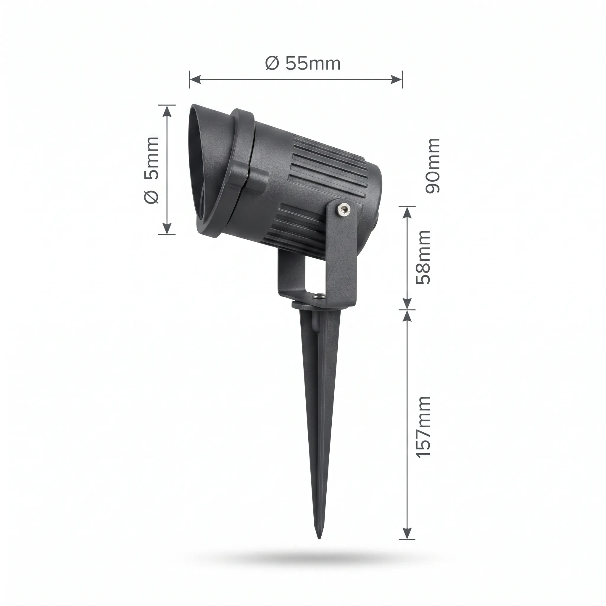 5W Red Garden Spike Light | 55×90mm - Image 2