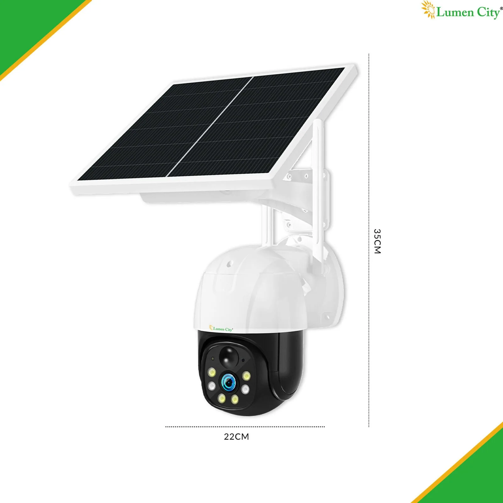 Solar CCTV Camera 4G – 5MP FHD | 5-7 Days | Human Detection - Image 2