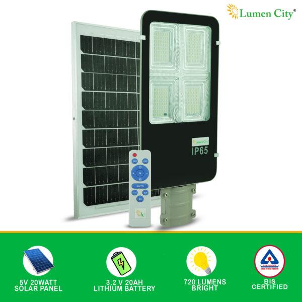 Semi-Integrated Solar LED Street Light 6Watt_2