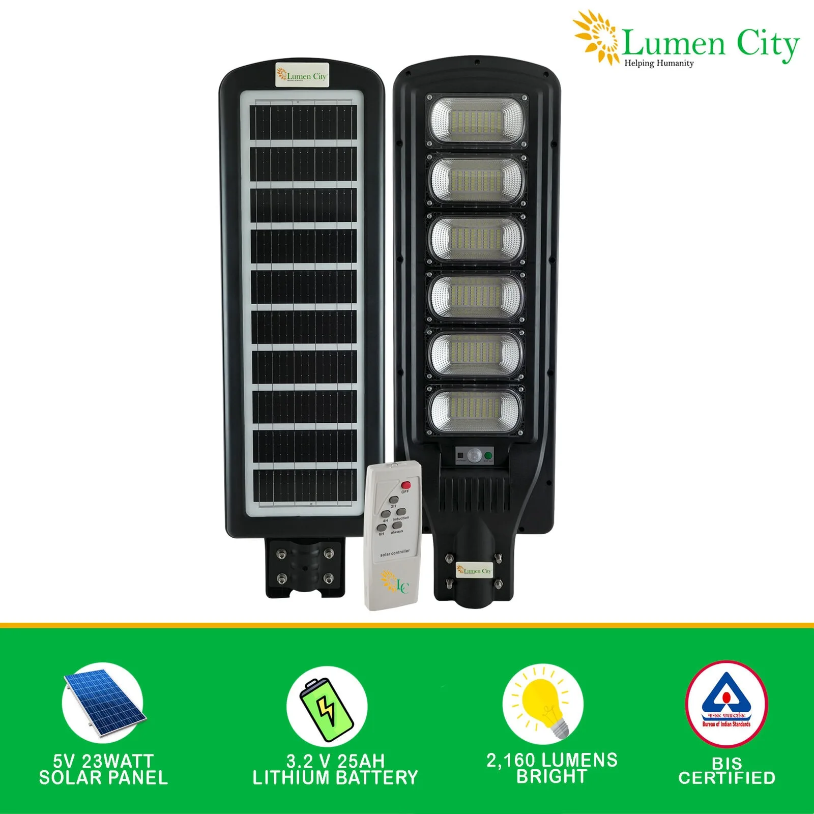 Home Guard MAX 18 Watt Solar Street Light - Image 4