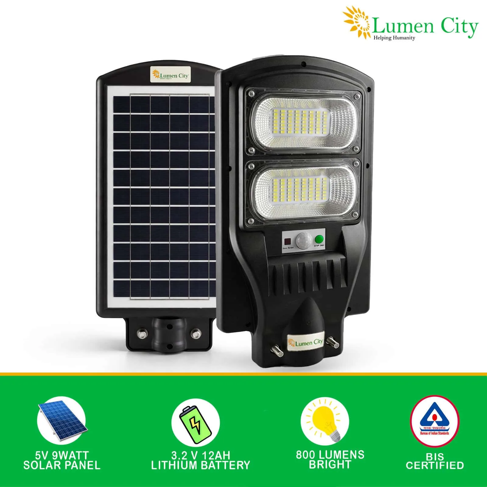 Home Guard MAX 6 Watt Solar Street Light - Image 7