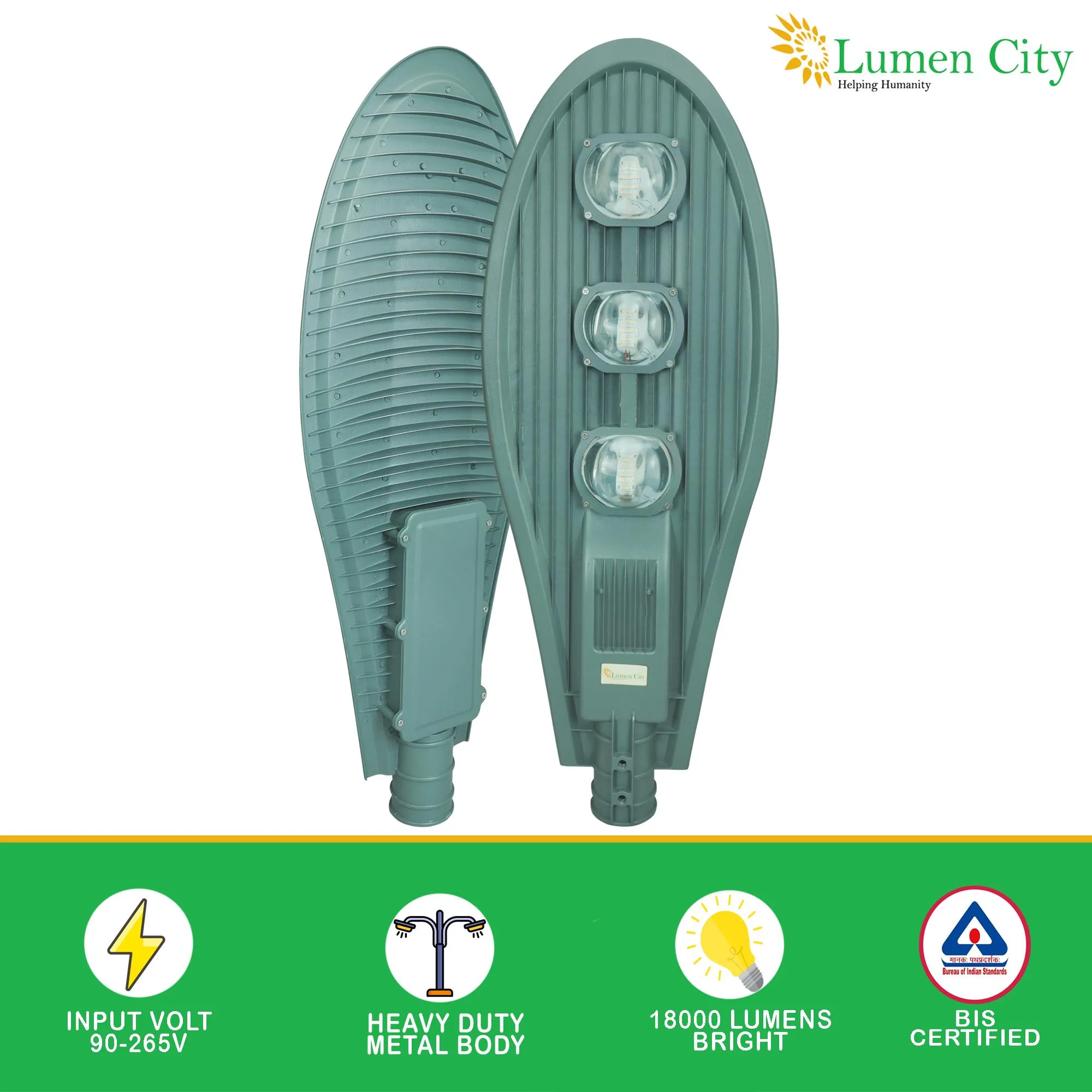 150W LED Street Light | 15000lm | IP65 | 90–265V | Cool White - Image 3