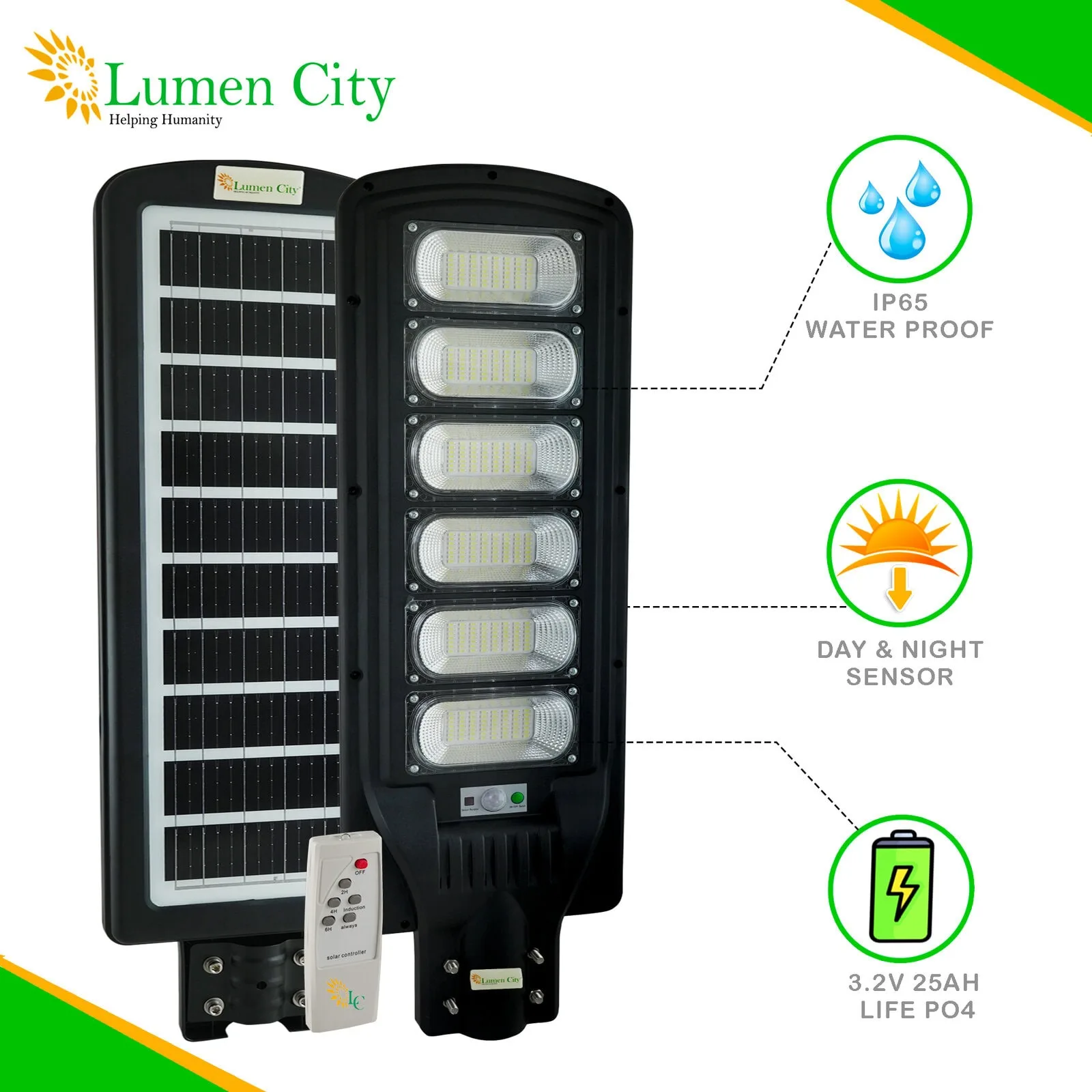 Home Guard MAX 18 Watt Solar Street Light - Image 5