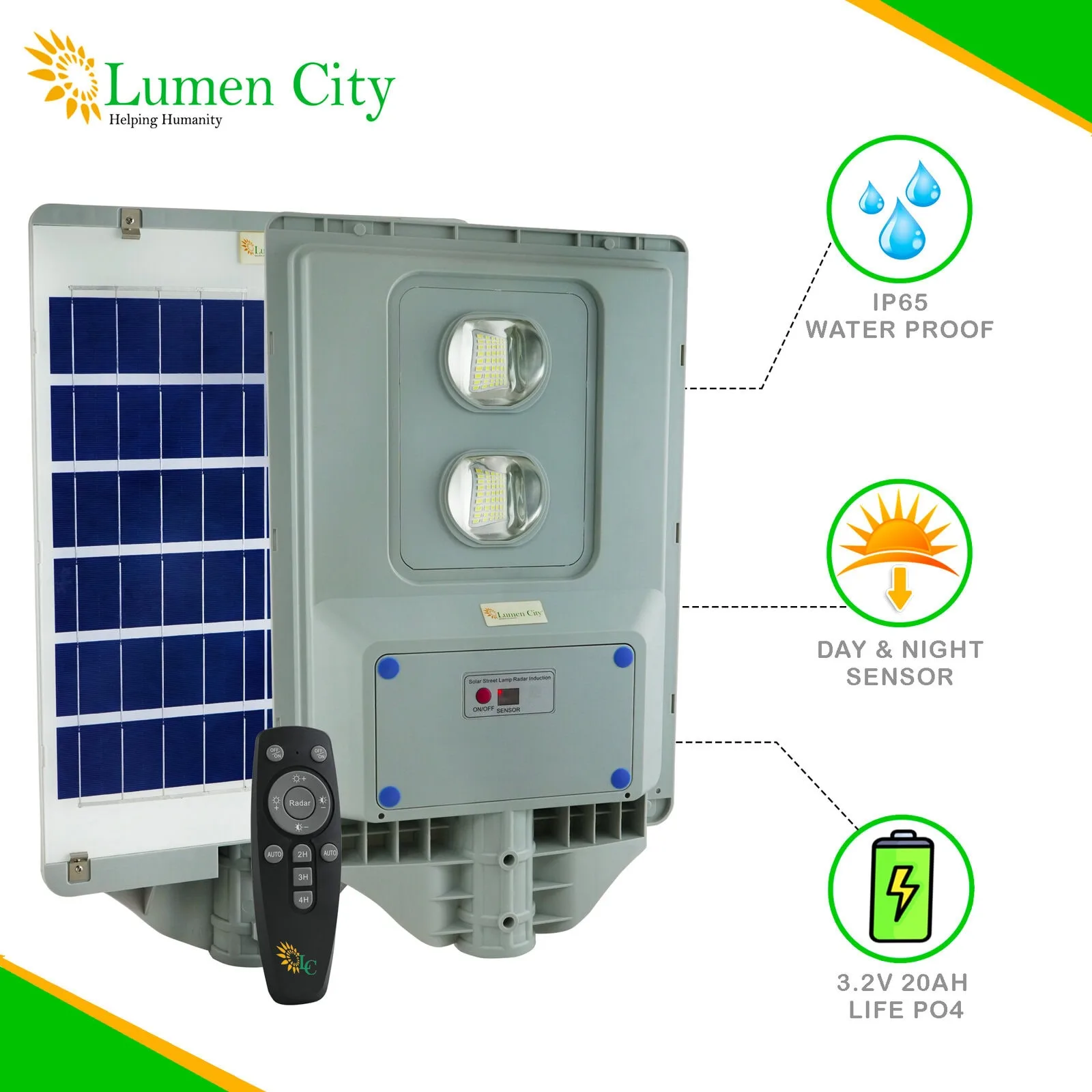 Farm Guard MAX 15 Watt Solar Street Light - Image 4