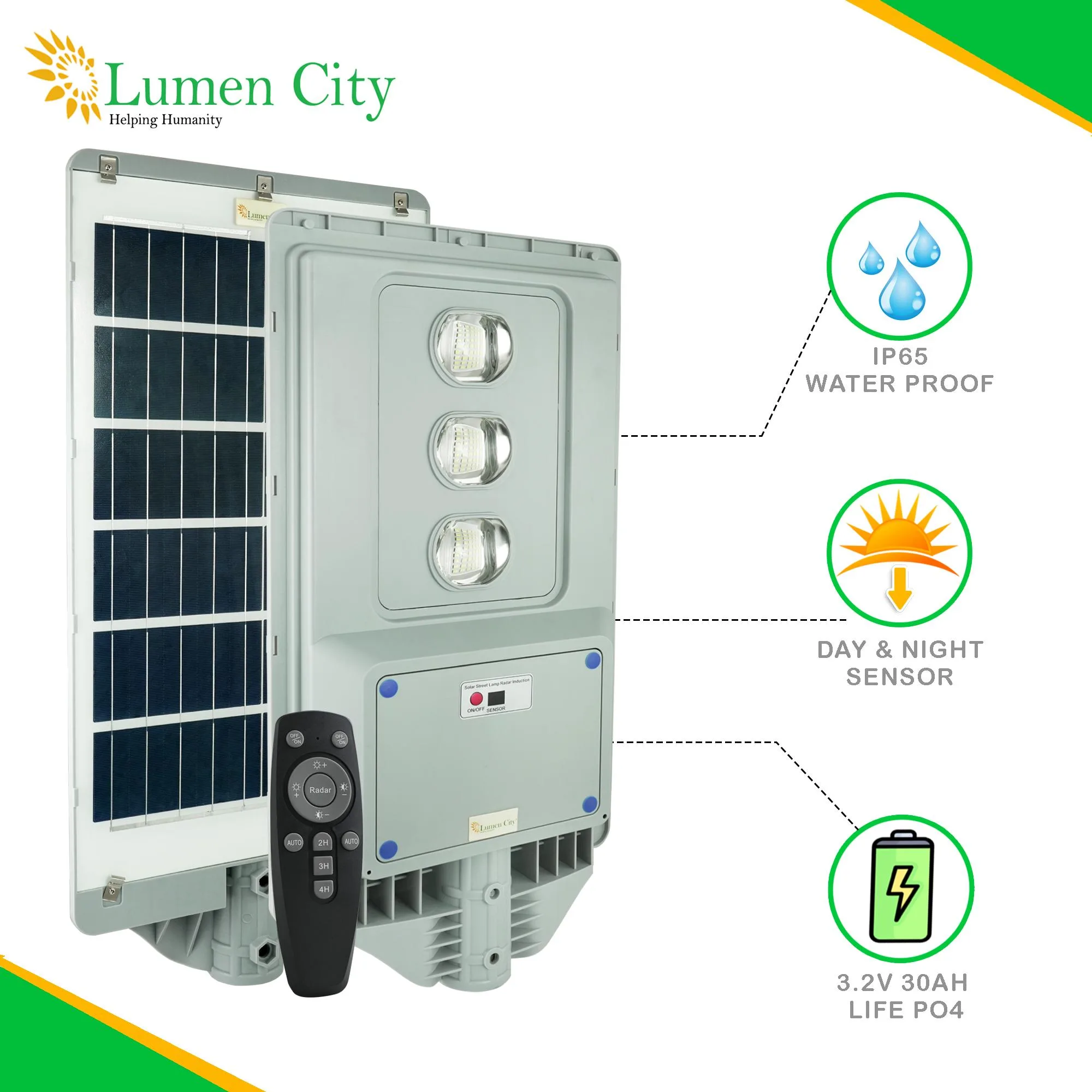 Farm Guard MAX 22 Watt Solar Street Light - Image 3