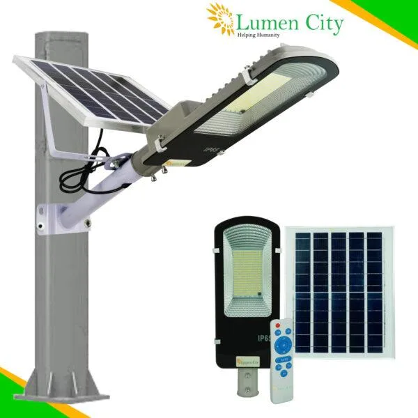 12W Solar Semi-Integrated Street Light – 358 Pcs 2835 LED, 12Hr Backup, 12Ah LiFePO4, IP65, Wall Bracket, Colony Road India