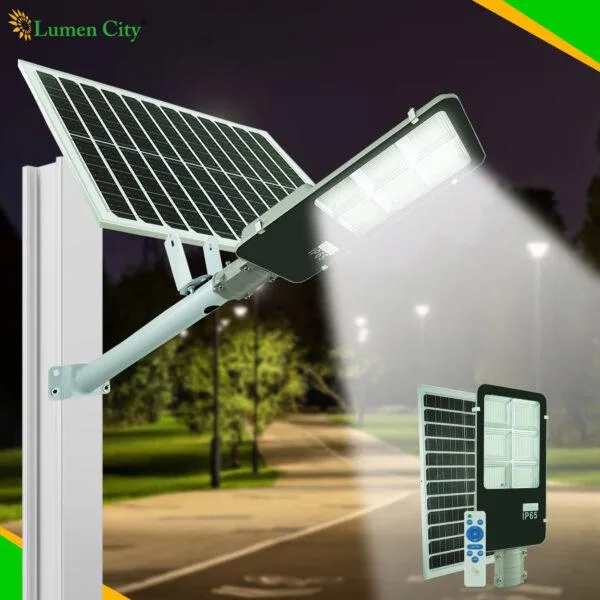 24W Solar Semi-Integrated Street Light – 430 Pcs 5730 LED, 12Hr Backup, 30Ah LiFePO4, IP65, Wall Bracket, Wide Colony Road India