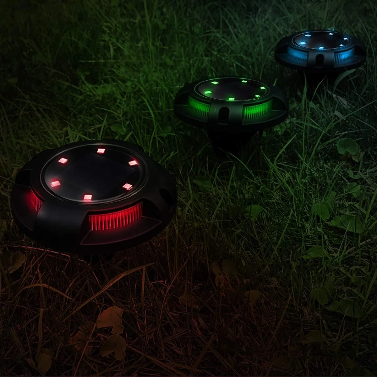 Solar Buried Disc Light – RGB | IP65 | Pack of 4 - Image 7