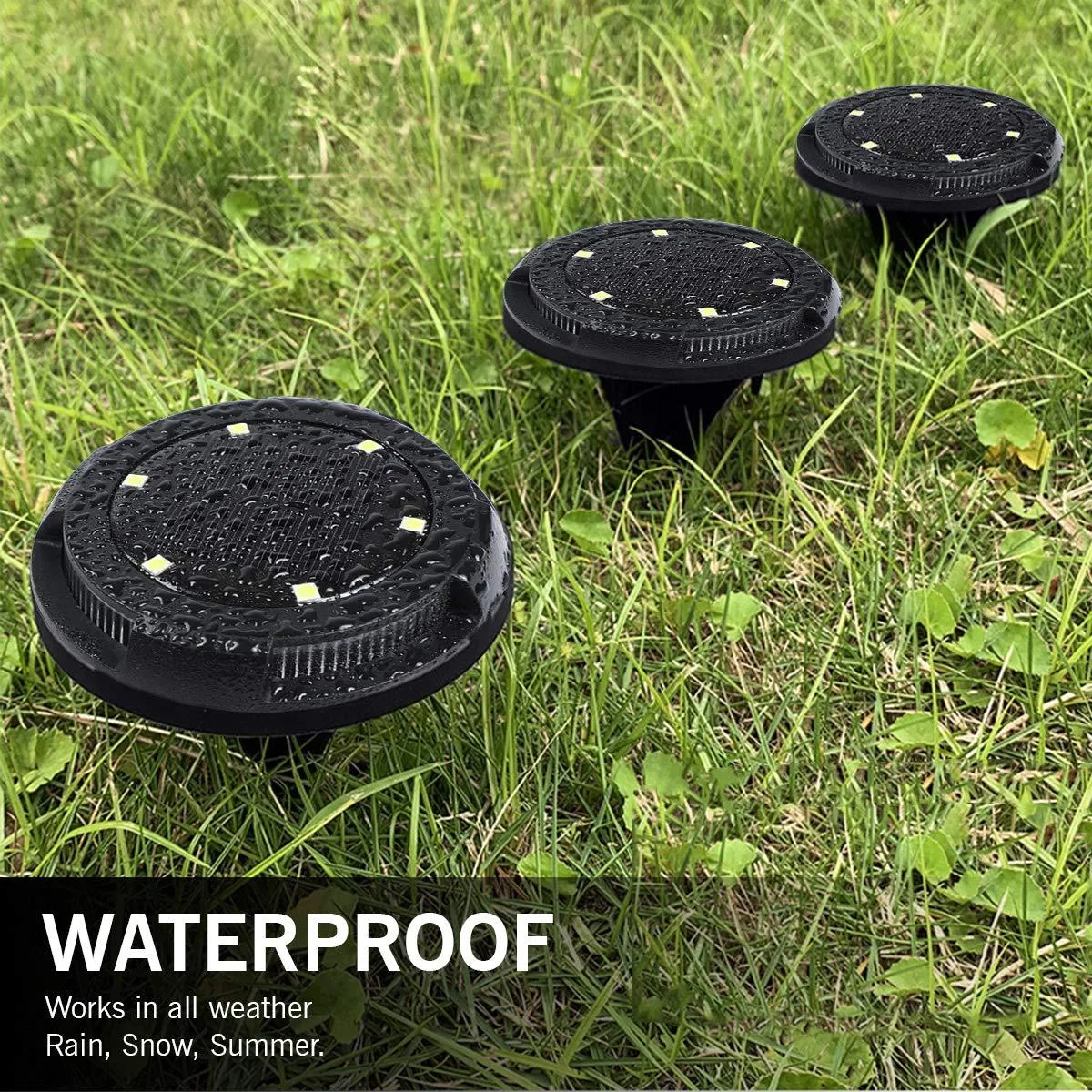 Solar Buried Disc Light – RGB | IP65 | Pack of 4 - Image 6