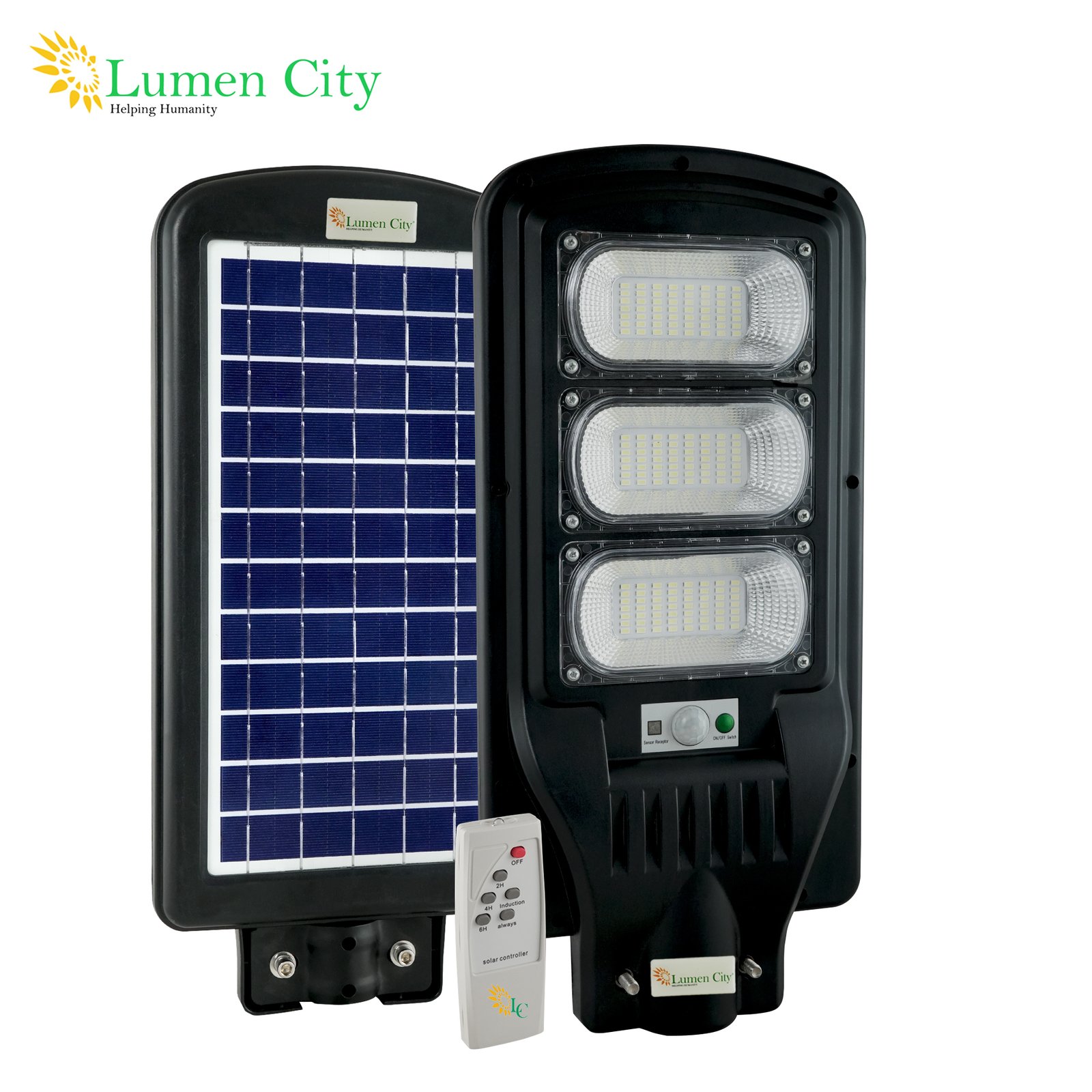 Solar Street Light 9W | Remote Control | 8-12 Hr Backup | 15000 mah Battery