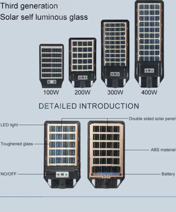 BIFACIAL SOLAR STREET LIGHT 6 WATT