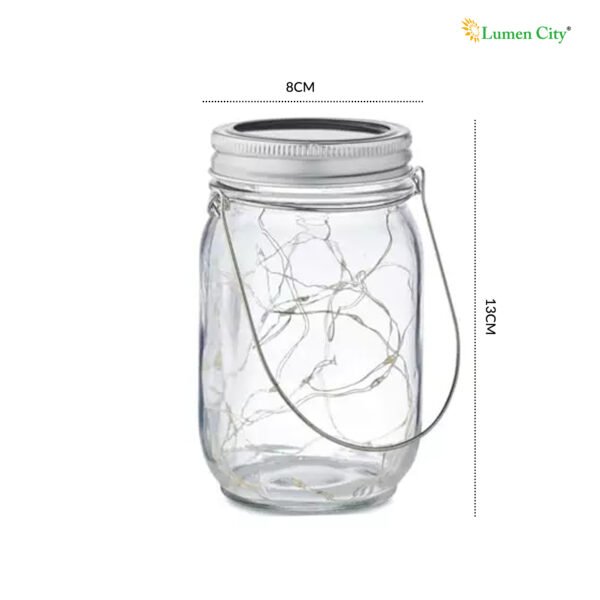 Solar Mason Jar Lights -1pc - Image 2
