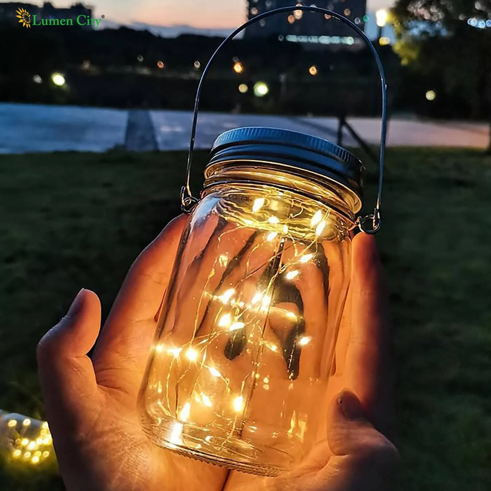 Solar Mason Jar Fairy Light – 32 LED String | IP65 | 8-10Hr - Image 7