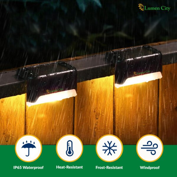Solar LED Step Lights pack of 4 - Image 3