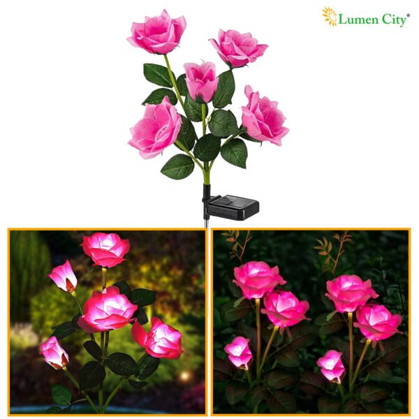 Solar Rose Garden Light Light (Pack of 2) - Image 5