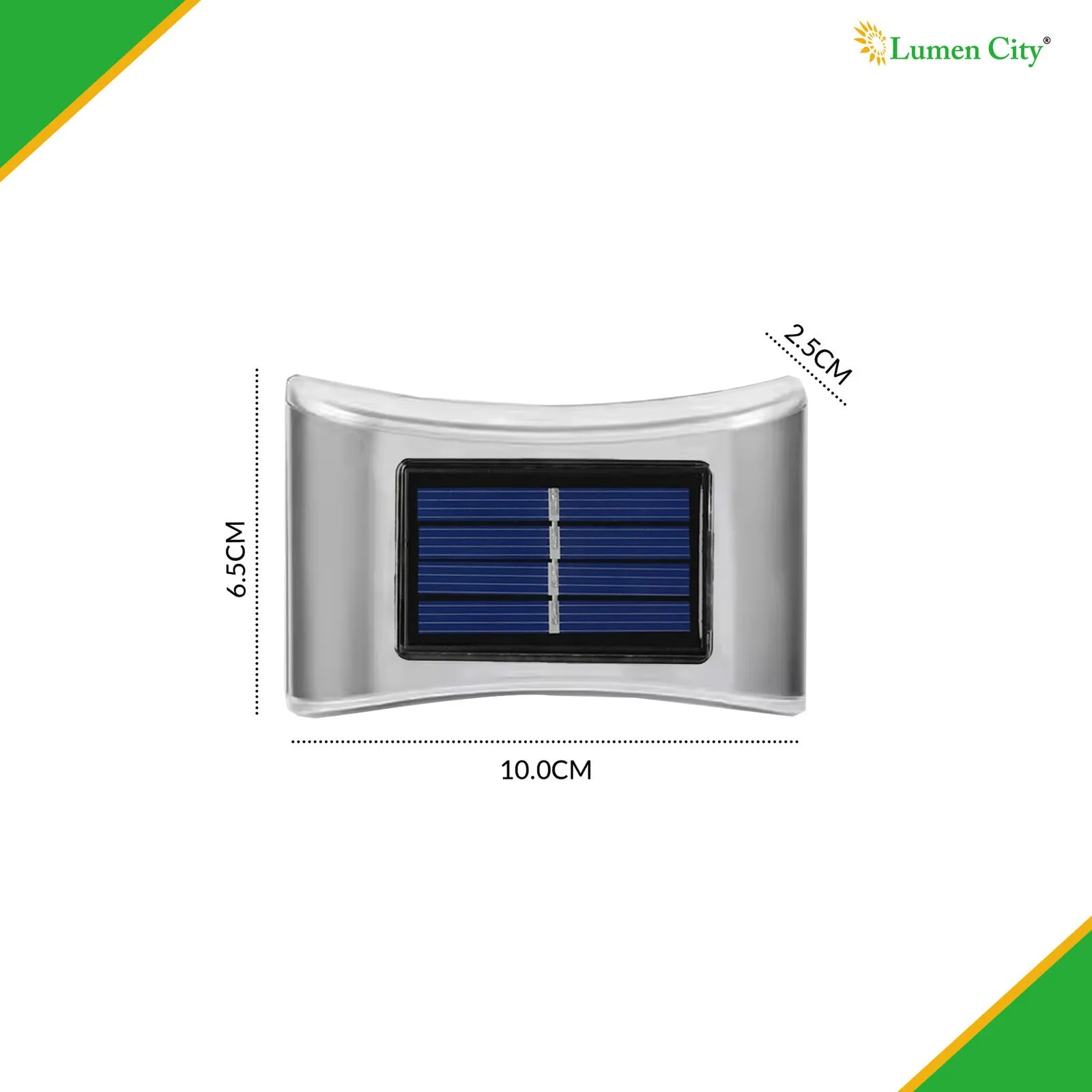 Solar Outdoor Wall Light – Auto On/Off | IP65 | Pack of 4 - Image 2