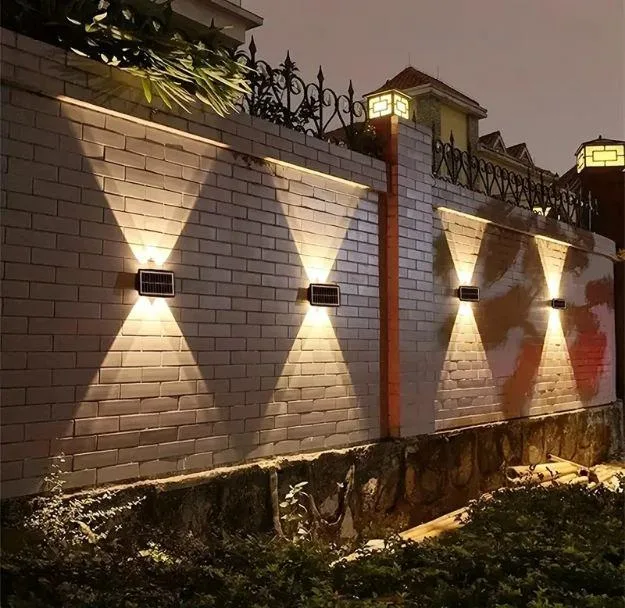 Solar Wall Light Up Down RGB – Pack of 2 | Colour Changing - Image 4