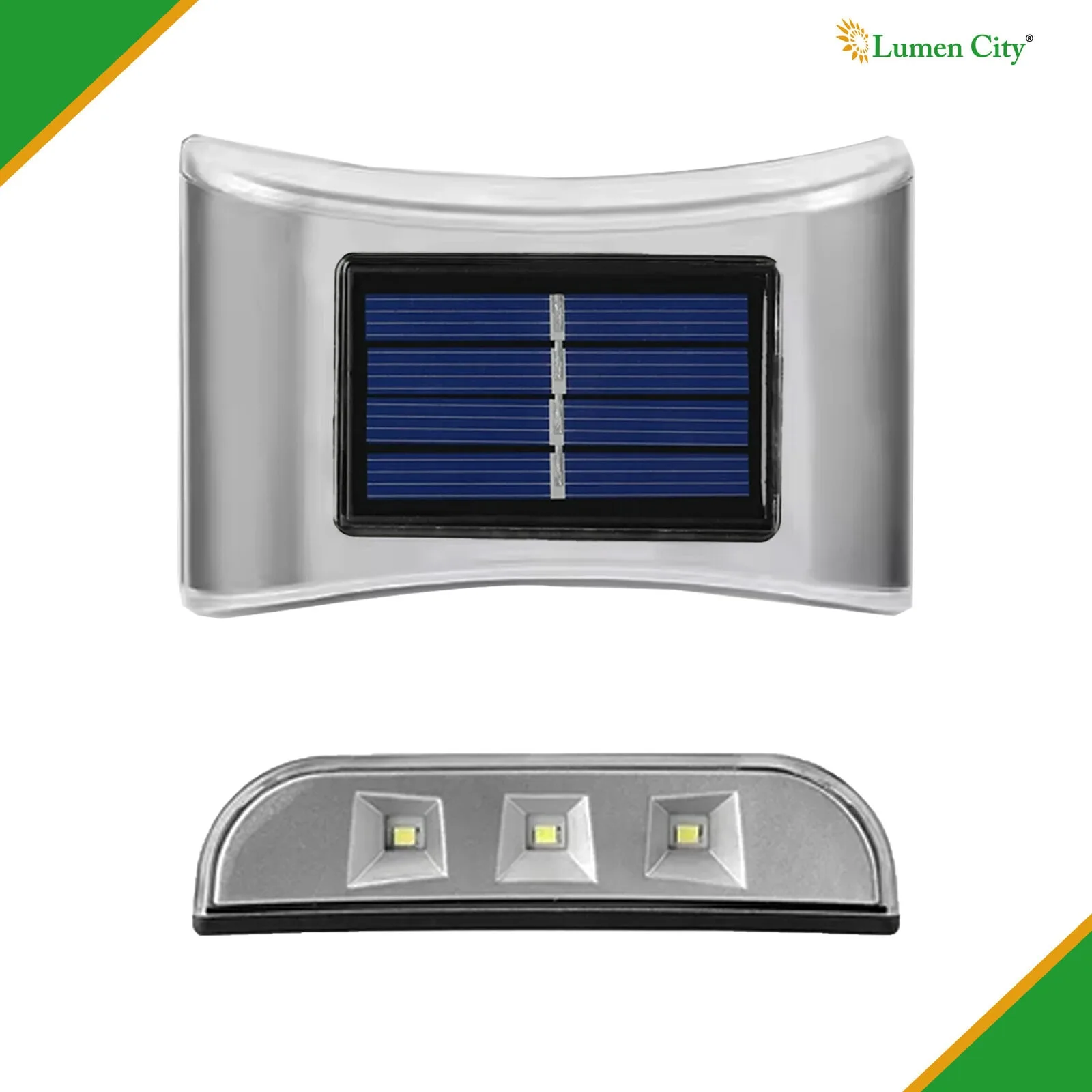 Solar Outdoor Wall Light – Auto On/Off | IP65 | Pack of 4 - Image 3