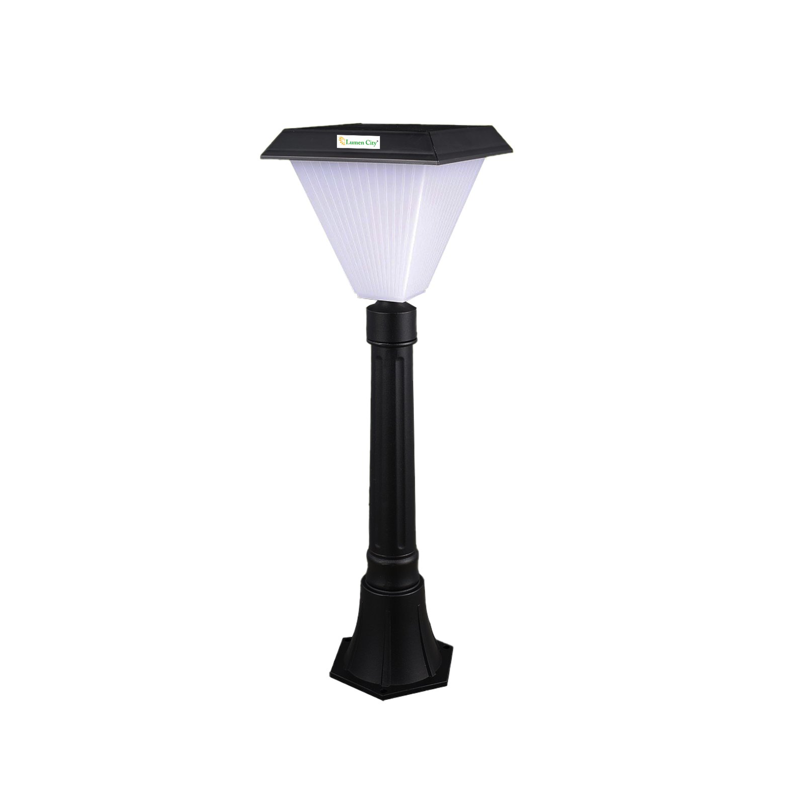 Solar Bollard Light With Pole With RGB Lights