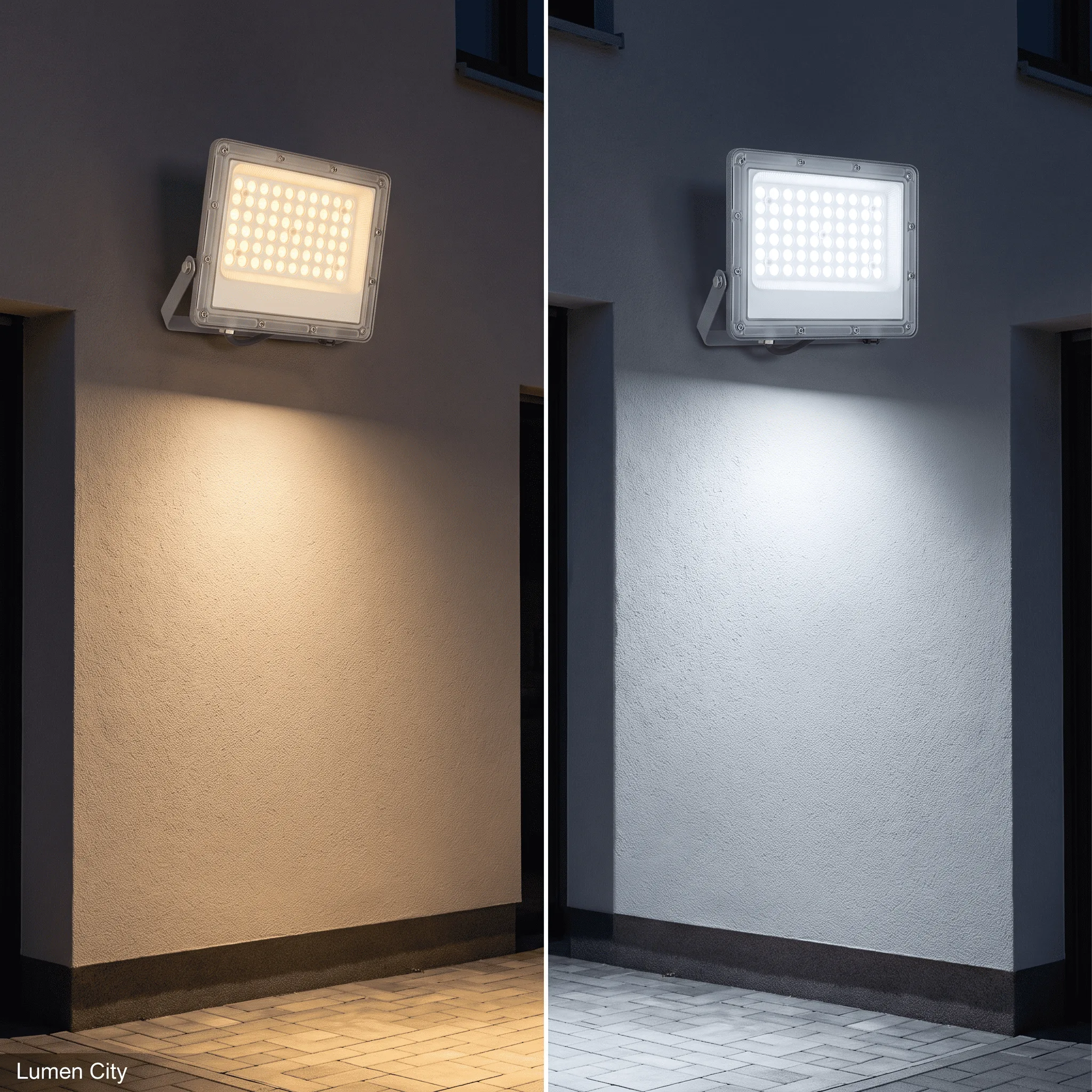 cool white and warm white option in 50 watt flood light (1)
