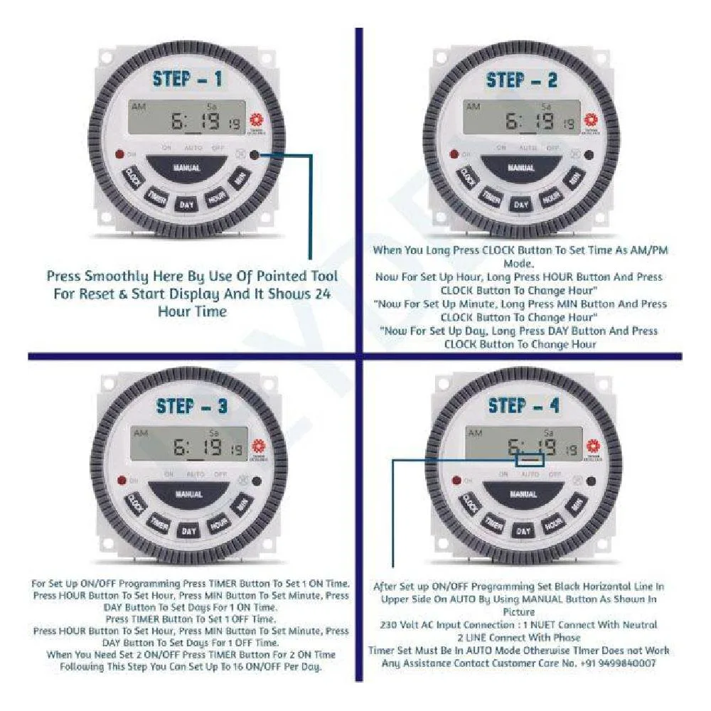 Time Management Made Smart: Digital Programmable Electronic Timer Switch - Image 4